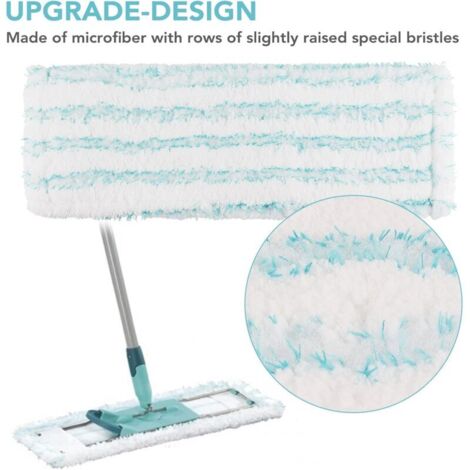 Set of three replacement mop heads compatible with Leifheit Profi XL ...