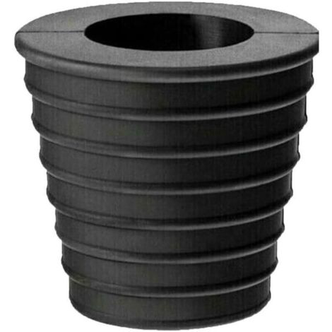 Conical parasol base for parasol - 38 mm - Hole for opening of a hole in a patio table or parasol stand (black) (1/4)
