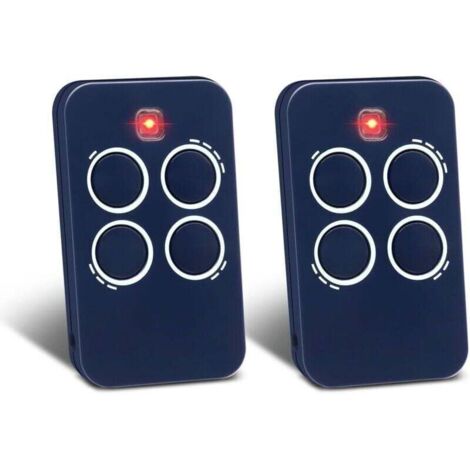 replacement parts for Genius remote control, 433.92 MHz for 4-channel garage door openers, compatible with GENIUS ECHO TX4 433 RC, ECHO TX2 433 RC, TE443H BRAVO