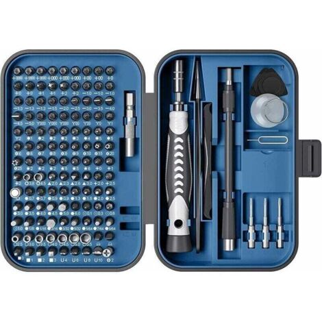 130-in-1 Precision Screwdriver Set, Upgraded Kit, Mini Magnetic Precision Screwdrivers with Case, Repair Tool for Electronic Devices, Laptops, iPhones, iPads, Watches, Glasses (1/4)