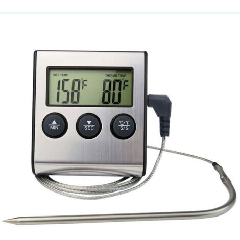 Kitchen Food Thermometer Timer Probe Food Thermometer Model: SN015 Shipped without battery zhuoxuan