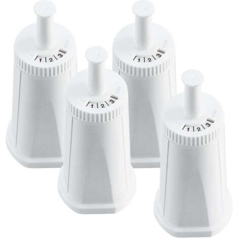 Replacement filters for Breville Barista Express, Barista Pro, Barista Touch, Oracle Touch, Claro, and Swiss espresso machines, set of 4, compatible with Breville BES880, BES878, and BES990.