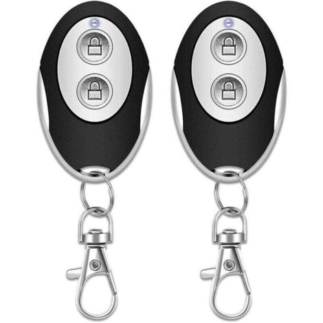 2-Piece Universal Gate Remote Control, 433.92 MHz Wireless Garage Door Remote Control for ECOSTAR RSC2, RSE2, and RSZ1 Rolling Code Models
