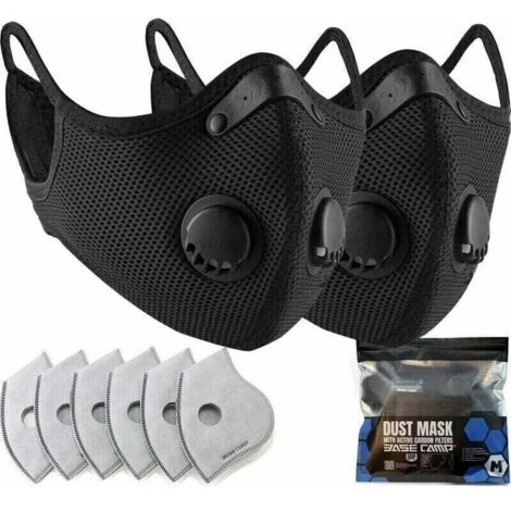 Dust mask for carpentry, construction, mowing, sanding, gardening, cleaning, painting, sawing and sanding (1/4)