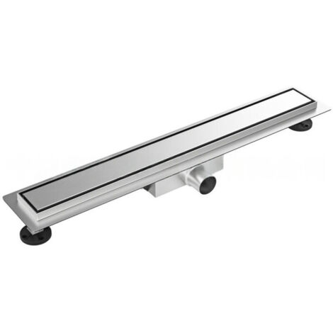60cm Shower Channel, 2-in-1 Panel, with 360° Siphon and Filter, 304 Stainless Steel Shower Floor Drain (1/4)