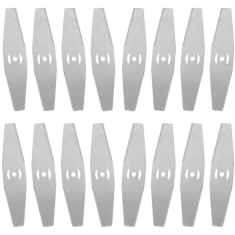 Replacement Blades for Lawn Trimmers, 16-Piece Metal Blades, Universal Lawn Mower Blades, for Cordless Lawn Trimmers and Garden Trimmings, Metal Blade (1/3)