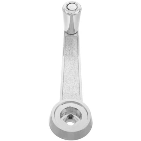 Accessory for internal combustion engine, Replacement crank for outdoor parasol, Beach parasol crank, Replacement parts for beach accessories, Black plastic (1/4)
