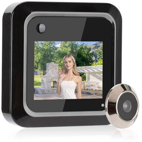 Door viewer peephole, battery-operated door viewer, 145° wide-angle HD security apartment viewer for home