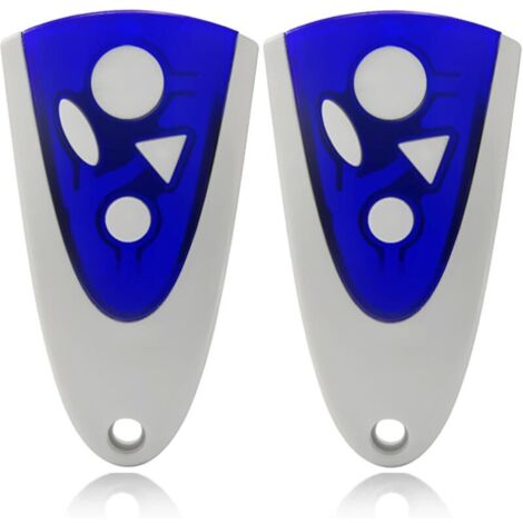 Set of 2 Novoferm garage door remote controls: Novotron 502 MAX43-2 and Novotron 512 MIX43-2, 433.92 MHz - Set of 2 universal handheld transmitters - 433 MHz
