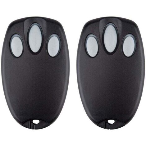 Pack of 2 replacement portable garage door transmitters for Chamberlain Liftmaster Motorlift 94335E 84335E ML700 ML500 ML850 Merlin+ C945 C840 Security+ 433.92 MHz