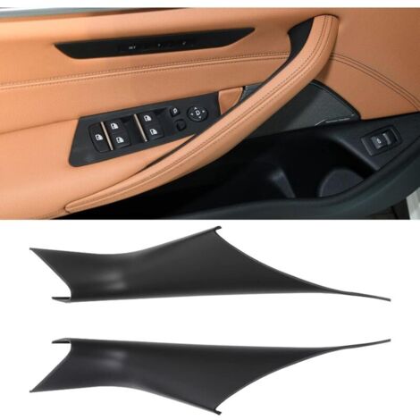 PCS Compatible with BMW 5 Series G30 G31 2016-2022 Door Handle, 518d, 520d, 520i, 525d, 530d, 530e, 530i, 540i Driver and Passenger Side Car Door Handle Cover - Black (1/4)