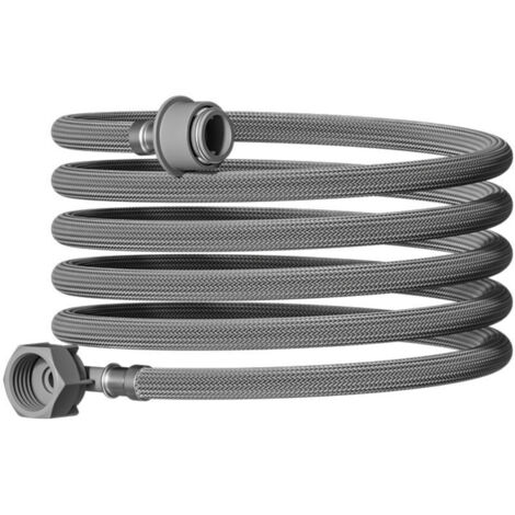 Universal washing machine extension hose 1.5 m with 1/2" nut fitting, 6-layer explosion-proof water inlet hose