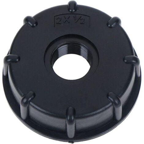 1/2" IBC tank adapter, water tote, 60mm coarse thread outlet, 0.5 inch