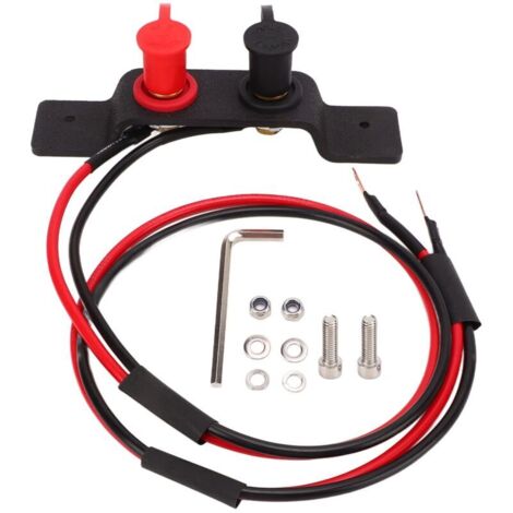 Battery terminal relocation kit, 1.2m cable, replacement charging jumper rod for Can-Am (1/4)