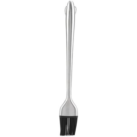 Thick Stainless Steel Puff Pastry Brush, High Temperature Resistant for BBQ and Baking, Ideal for Crepes, Pendant Design, 1 Brush