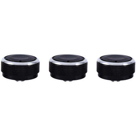 AMG button cover for 2006 3 climate control knobs, switch button control cover, A/C Air Conditioning Heat Control Switch Button
