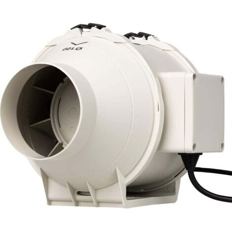 DFA100 Inline Extractor Fan 100 mm / 4'' Duct Fan - Industrial Low Energy Consumption (1/4)