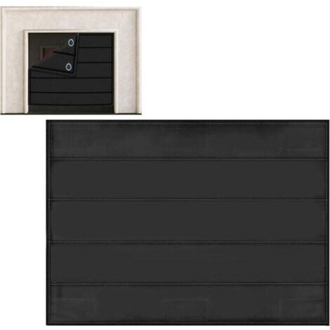 Magnetic Fireplace Cover - Thermal Insulation, Cold Screen, Draft Stopper, Accessory for Protecting Indoor Energy from Heat Loss in Stoves, Homes, and Apartments in Winter (1/4)