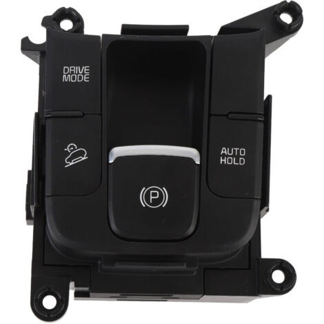 93600 D9000WK Electronic handbrake button switch, scratch-resistant ABS metal, for Sportage 2020 to 2022. (1/4)