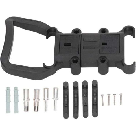 Forklift Power Connector, 80A Quick Disconnect Battery Plug Set with Terminal for Winches, Trucks, Electric Forklifts (1/4)