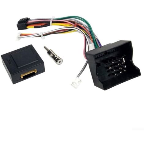 16-pin CAN bus decoder wiring harness for radio replacement, 16P car head unit cable, compatible with C-Max, Focus II, Fusion, Kuga, S-Max, Transit
