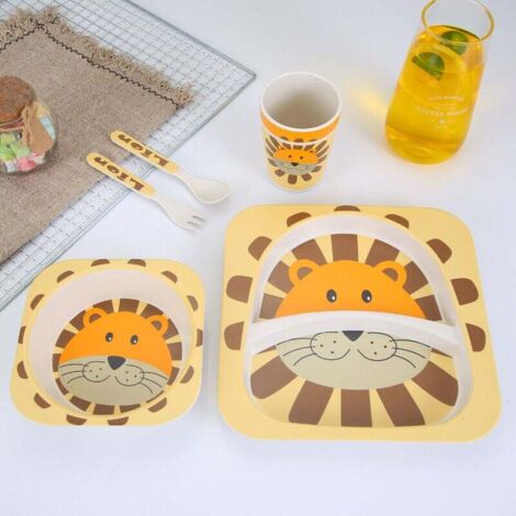 Durable cartoon bowls for children, BPA-free, cute square snack bowls, soup serving dishes, dishwasher safe