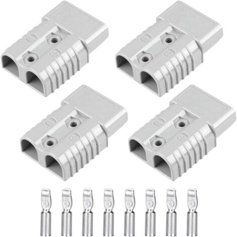 4-Piece 175A Quick Battery Connector, Quick Connector Plug, Quick Battery Connection Plug, Car Battery Terminals for Car, Camper Van, Caravan, Motorcycle, Boat (1/4)