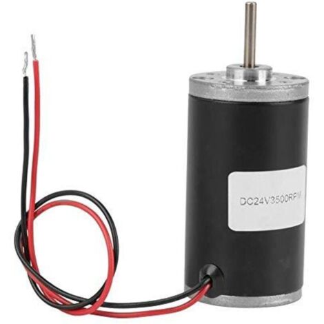 31ZY Permanent Magnet DC Motor Reversible Electric Gear Motor for DIY Generator CW/CCW 6V/12V/24V 3500-8000rpm (24V 3500rpm)