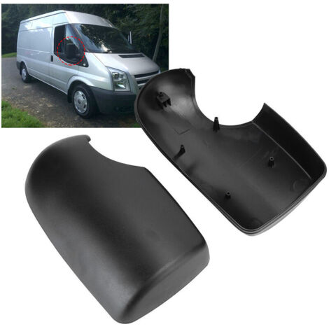 2-piece spare side mirror cover/cap suitable for FORD TRANSIT MK6 MK7 2000 2001 2002 2003 2004 2005 2006 2007 2008 2009 2010 2011 2012 2013