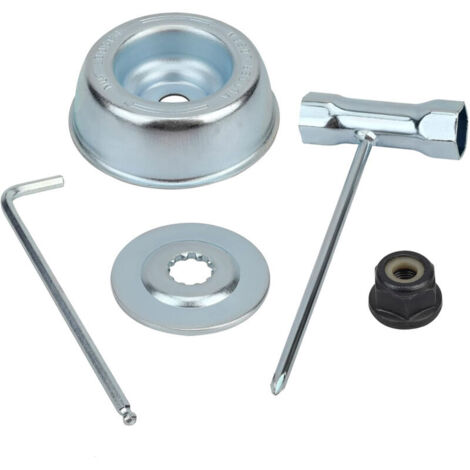 Universal brushcutter head nut kit, for FS55 FS55R FS56 FS56RC FS70R FS80 FS85 FS90 FS90R FS94 FS100RX brushcutters (1/4)