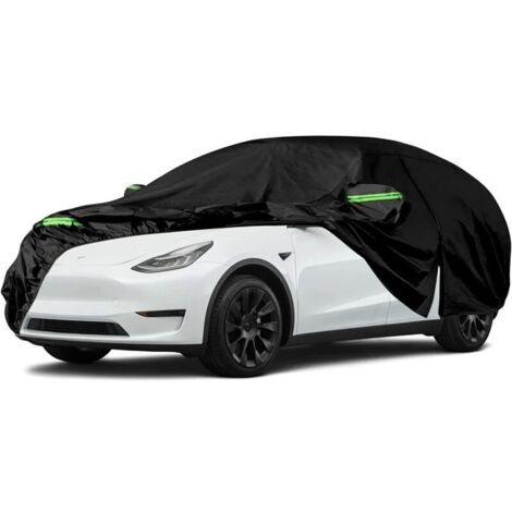 Dust and frost resistant car cover, compatible with Tesla Model Y 2020-2024 - waterproof - UV and snow resistant - full vehicle protection (1/4)
