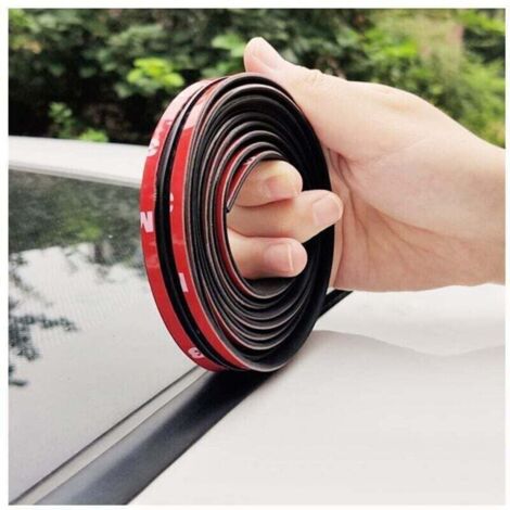 Universal 4-meter adhesive windshield seal, sunroof seal, car door seal, adhesive rubber seal, car windshield adhesive (14mm 4m) (1/4)