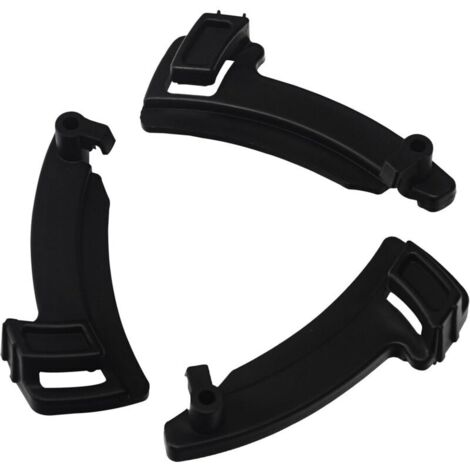 Set of 3 chute flanges for snowblower 731-04869, compatible with MTD, Craftsman and Troy-Bilt snowblowers (1/4)