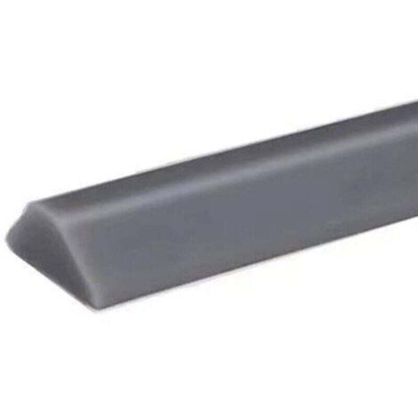 Waterproof silicone strip, water barrier, shower threshold water barrier, flood barrier, acoustic barrier 100cm, grey