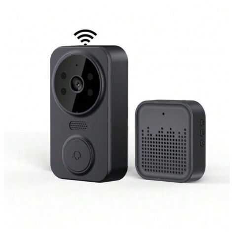 Wireless smart video doorbell, HD camera, motion detection, infrared alarm, security doorbell, WiFi (1/4)