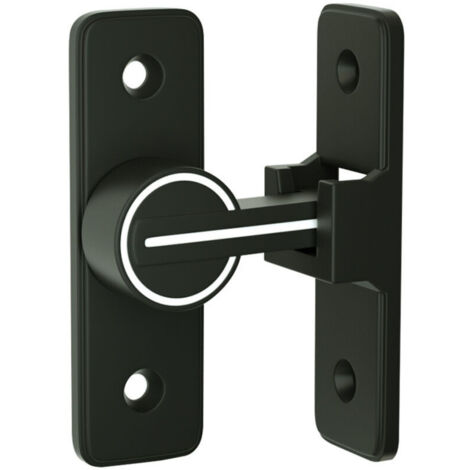 Illuminated Sliding Interior Door Lock, 90° Hook Latch for Tilting Doors, Anti-Theft Buckle Lock Bolt, for Doors and Windows (90 Degrees) (1/4)