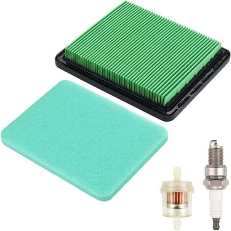 Air Filter Fuel Filter Replacement for Honda GCV160 GCV135 GCV190 GC135 GC160 GC190 GX100 CV160A GCV160LA GCV190A GCV190LA Engine, with Spark Plug