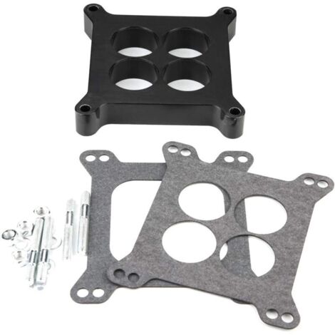 Carburetor Gasket, Aluminum Alloy Phenolic Carburetor Spacer 4bbl SBC BBC BB for Holley SB (1/4)