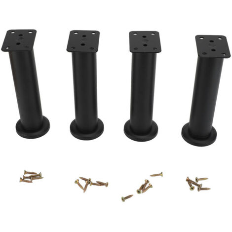 Yosoo Health Gear 4PCS Adjustable Furniture Legs 18-30cm for Kitchen Shelves, Sofa, Table, Chair, Desk, Cabinet, 600LB Weight Capacity, Bathroom Furniture Legs (1/2)