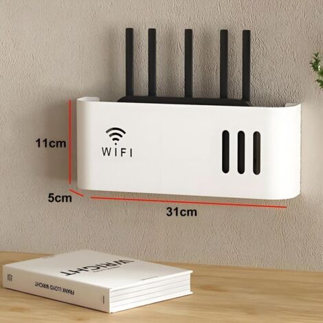 Internet Router Holder Wall-Mounted Router Organizer, Internet Box Holder, Perfect for ...