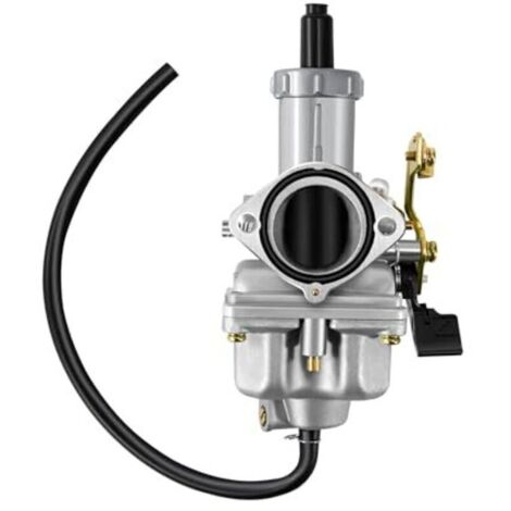 30mm carburetor for 4-stroke 150cc, 175cc, 200cc, 250cc, and 300cc engines. PZ30 carburetor with manual valve for ATVs, dirt bikes, pit bikes, pocket bikes, mopeds, motocross bikes, and quads. (1/4)