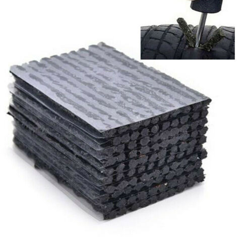 50-Piece Tire Puncture Repair Kit, Rubber Tire Plugs for Emergency Repair of Tubeless Tires in Case of Punctures, Car Tire Repair Kit