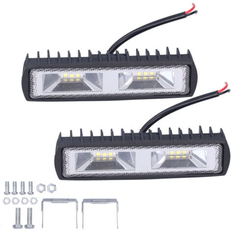 Pair of 12led 36W 12-24V Work Light Bars, Spotlights for Motorcycle, Truck, Boat, Tractor, Off-road Trailer. (1/4)