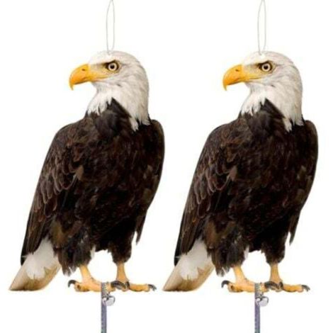 Bird scarer, Anti-pigeon bird scarer, Pigeon repellent, Pigeon scarer for balconies, Bird repellent for gardens, Pack of 2