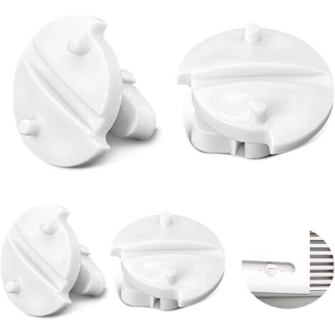 Refrigerator ventilation clip - Locking screw for L-shaped ventilation grille and winter covers for motorhomes - Ventilation clips for L100 L200 - Replacement parts for (1/4)