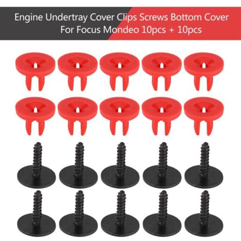 20 Pcs Motor Undertray Coupling Clips Screws Lower Cover Shield Protection for High Quality Practical Passport (1/4)
