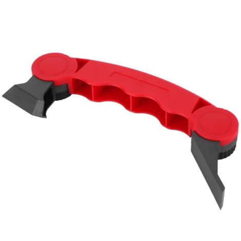Glass Glue Blade, Corner Scraper, Silicone Sealant Remover, Adhesive Residue Remover, Seam Repair Caulking Tool (1/4)
