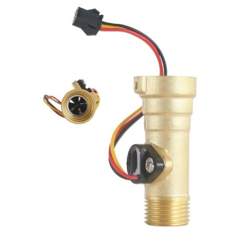 Water Heater Sensor, Water Flow Switch, Copper Liquid Heater Accessories, High-quality Replacement Part for 2gwh-24 Model, Ideal for Home, RV, Indoor, Outdoor, and Travel Use, 6.6 Cm