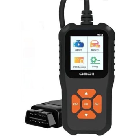 OBD2 Car Diagnostic Tool, OBD Multi-Brand Car Diagnostic Tool, Professional Car Diagnostic Tool for OBDII Engine System, OBD Reader Diagnostic Tools for Cars (French) (1/4)