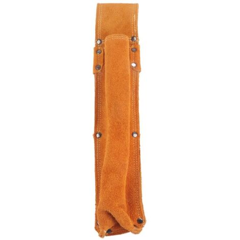Welding Stand, Thick Cowhide Leather Storage Bag, Wear-Resistant Electrode Container for Welders and Professionals